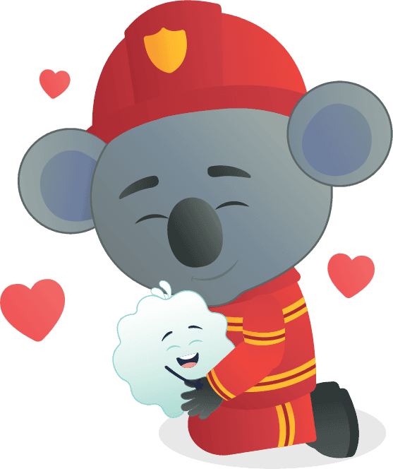 Koala character for Short, Calm Rounds